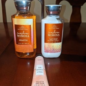 Bath and Body Works Sunshine Mimosa Set